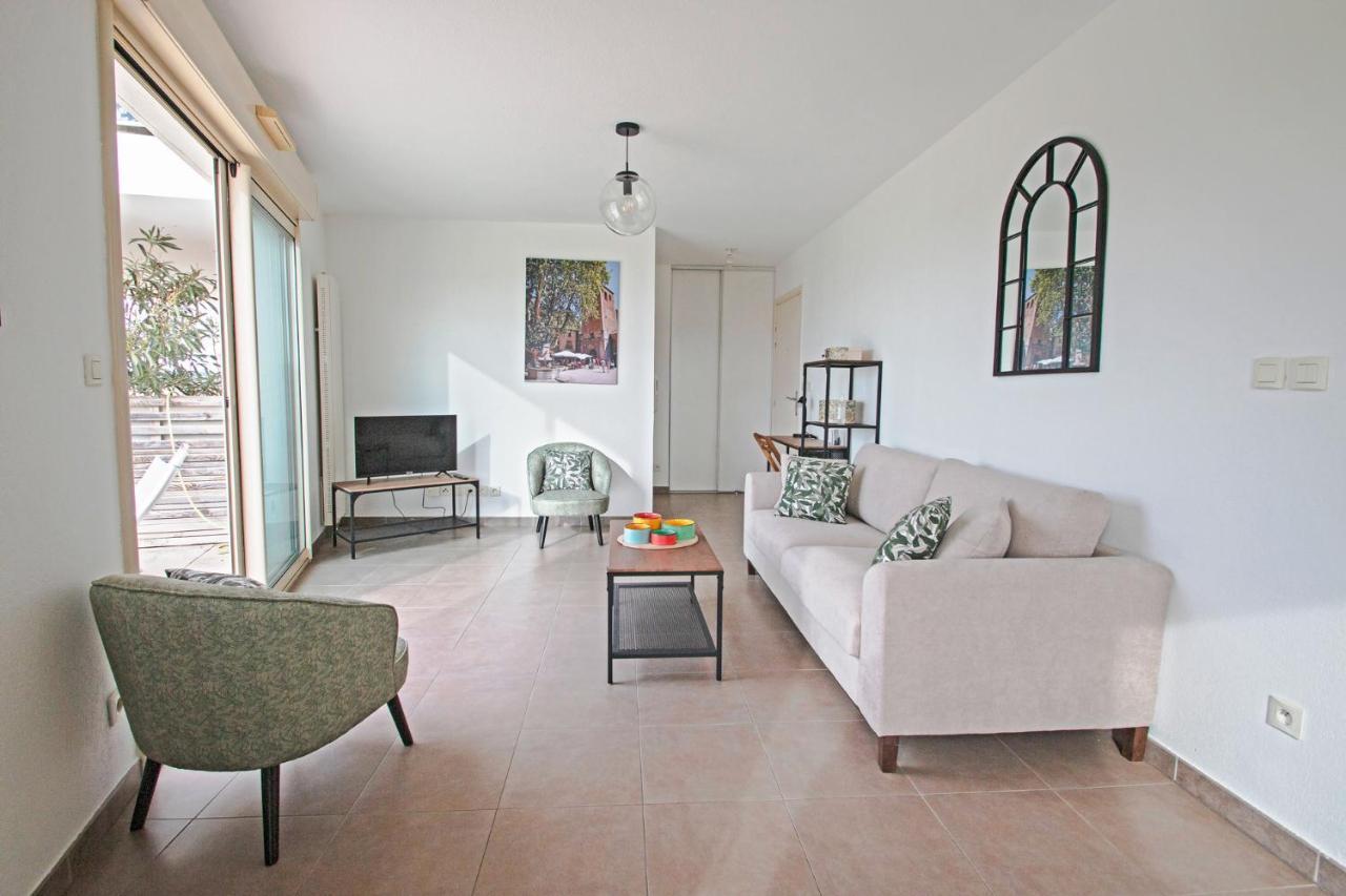 Appartement 4 personnes, Grande Terrasse, Parking Privé, WIFI Montpellier Exterior foto