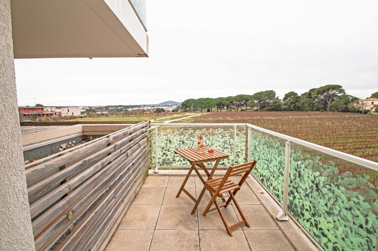 Appartement 4 personnes, Grande Terrasse, Parking Privé, WIFI Montpellier Exterior foto